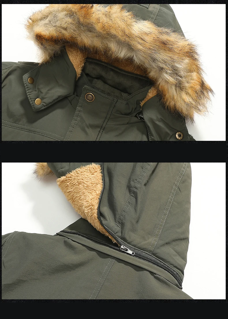 long parka 2022   Winter Thick Men's Padded  Jacket Men MJ18-715 warm winter coats