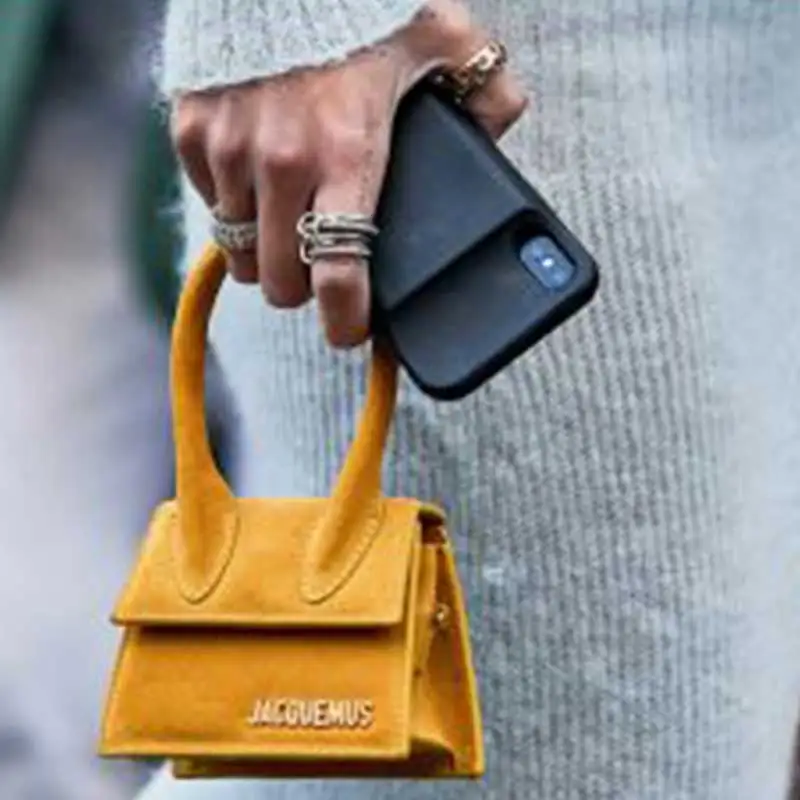 

Brand Mini Evening Totes Big Handle Shoulder Handbag Designer Square Matte Women Crossbody Bag Removable Strap Female Clutch Bag