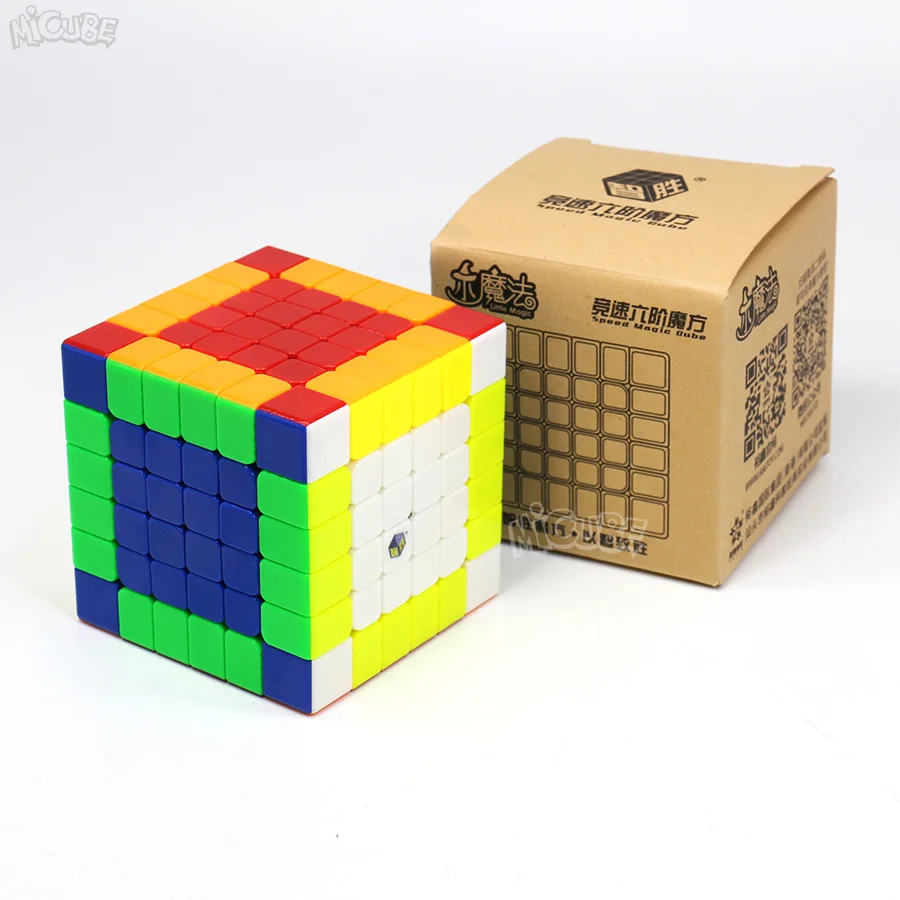 Yuxin Zhisheng 6x6x6 куб маленький магический скоростной нео головоломка для Begginer Cubo Magico