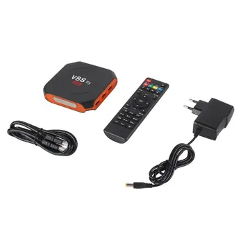

4K RK3328 TV Box V88 Fly For Android 8.1 Quad Core WiFi 1080P Network Set top Box 2G+16G Bluetooth 4.0 Remote Controller