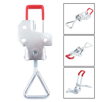

1pc Toggle Draw Latch Push Lock Fastener Abrasion Resistant Premium Carbon Steel Car Accessory For Trailer UTE Truck 4x4