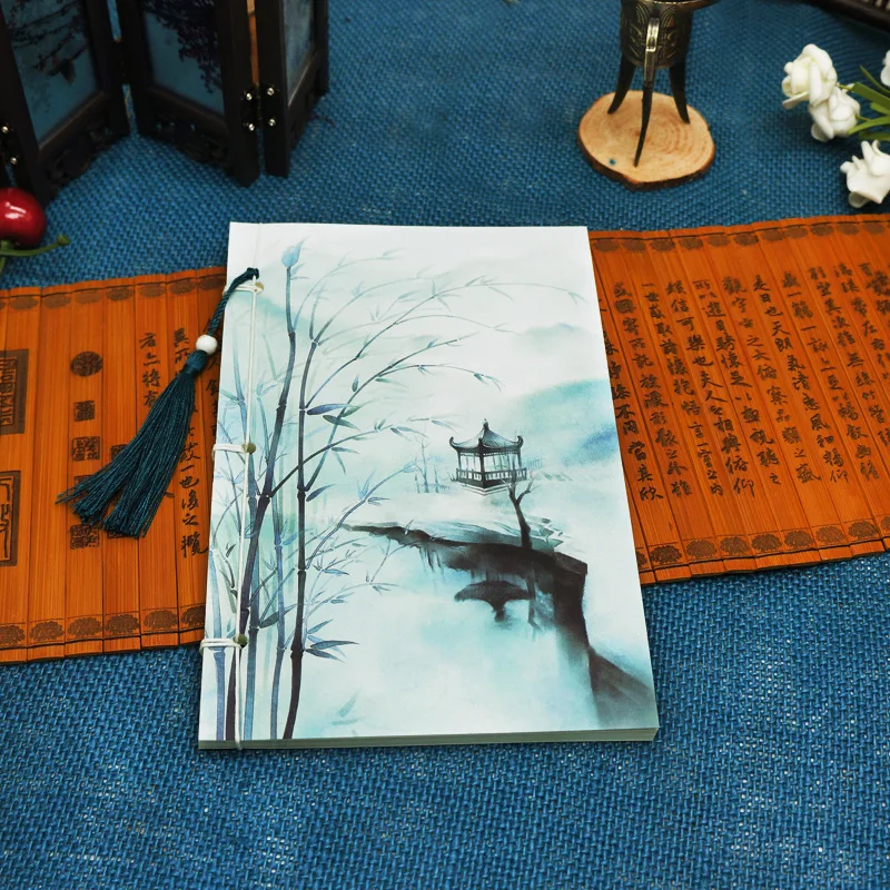 Sui yue fang ретро в китайском стиле в античном стиле эта Подарочная книга с резьбой вертикальные линии внутренние страницы-аниме-атрибутика пустая