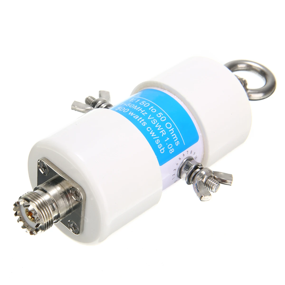 1pc Durable 160m-6m Bands 1.8-50MHz 500W Waterproof HF Balun 1:1 Universal Voltage Balun for Shortwave Antenna Balun 87*45mm