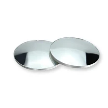 2 pces carro de 360 graus sem moldura espelho de ponto cego grande angular redondo espelho convexo pequeno lado redondo blindspot retrovisor espelho de estacionamento