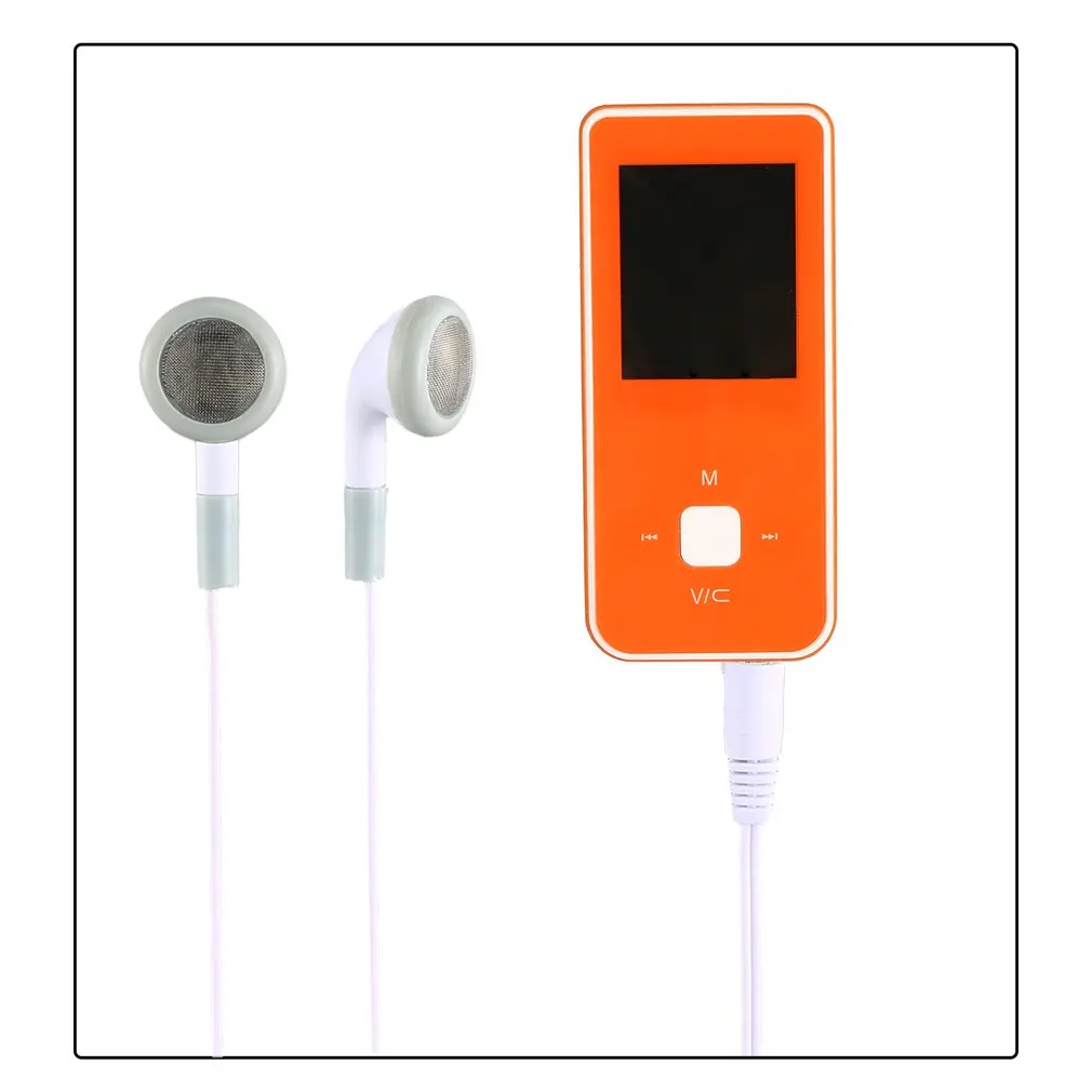 Трещины мультфильм MP3 ультра-тонкий легкий портативный экран MP3 музыкальный плеер видео MP4 круглая кнопка Крест ключ