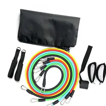 

Removable Muscle Training Equipment 11pcs/ Set Pull Rope Latex Training Bands Puller TPE Stretch Arm Apparatus