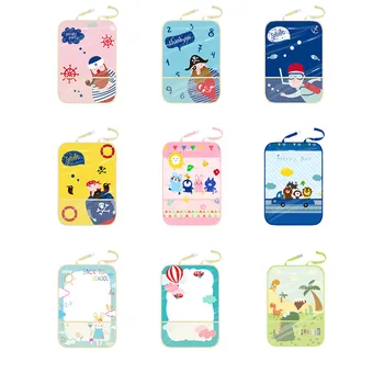 

Creative Car Accessories Universal Backseat Kick Mat Child's Cartoon Backseat Protector With Tablets Phones Holder DIY Artboard