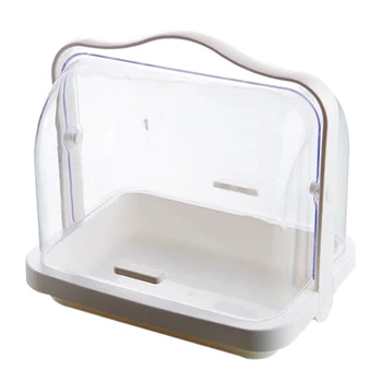 

Kitchen Bread Storage Box Plastic First Aid Medicine Storage Box Cosmetic Organizer Multifunctional Flip Medicine Bread Boxes