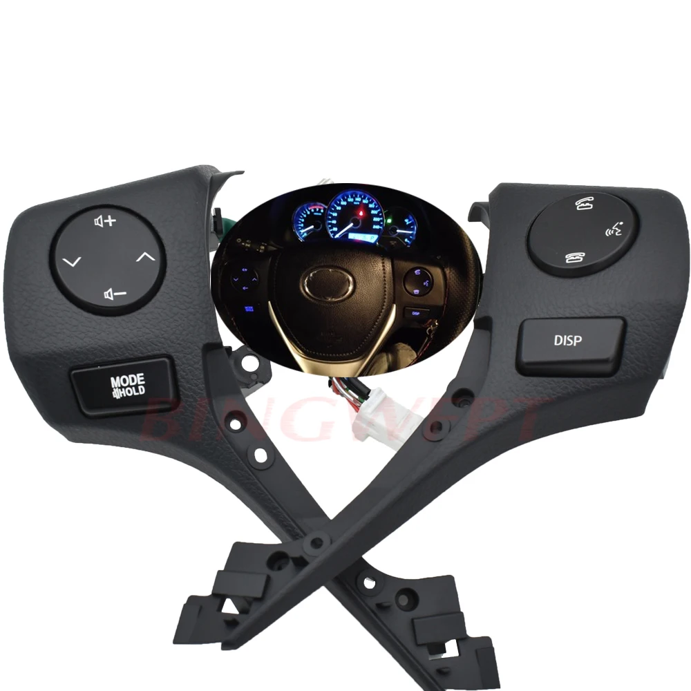 

Кнопки управления звуком на рулевое колесо с Bluetooth для TOYOTA Corolla RAV4, 84250-02560, 2014, 2015