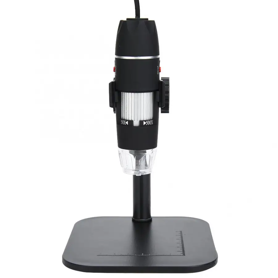 S02 50-500X 8LED белый светильник USB цифровой микроскоп с подъемным кронштейном