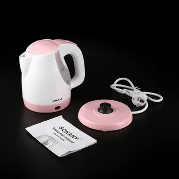 

0.9L Electric Kettle Household Water Kettle With Mesh Filter & Interlocking Lid Support Automatic Switch Off Water Boiling Pot