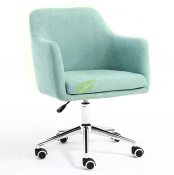 

Fully Removable And Wash Nordic Solid Wood Fabric Dining Chair Single Sofa To Discuss Milk Tea Living Room Desk Computer Home Ba