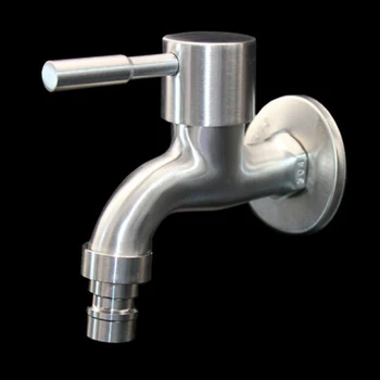 

Kaltwasser Faucet Stainless Steel Wall Mounting Basin Cold Water Bathroom