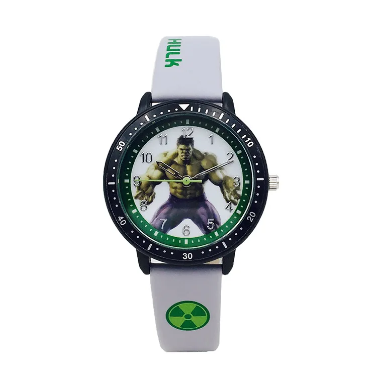DISNEY Spiderman Captain America Iron Man Kids Wristwatch Student Quartz Watch Christmas Birthday Gift Super Hero Boys Clock 5