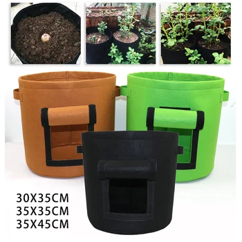 

1*Planting Bag Felt Potato ​Grow Pot Planting Planter Bag Bucket Seedling Garden Container Brand New