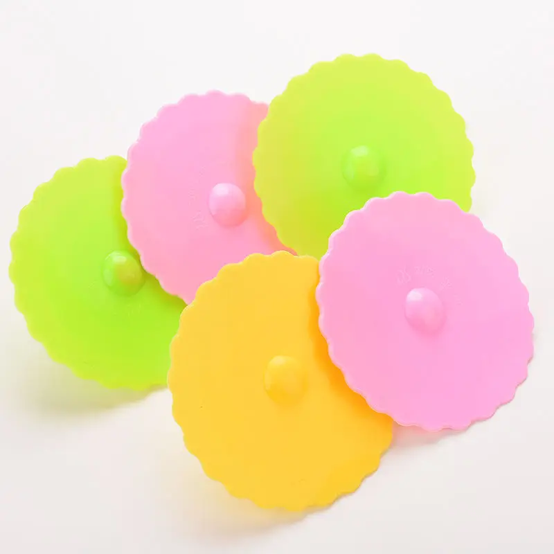 Cute Anti-dust Silicone Fruit Cup Cover Leakproof Coffee Lid Cap Airtight Sealed Covers Home Kitchen Use Wholesale