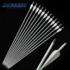 6/12pcs 32" Archery Carbon Arrows Spine 500 Target Hunting Carbon Arrow For Compound Recurve Bow Hunting Shooting Accessories