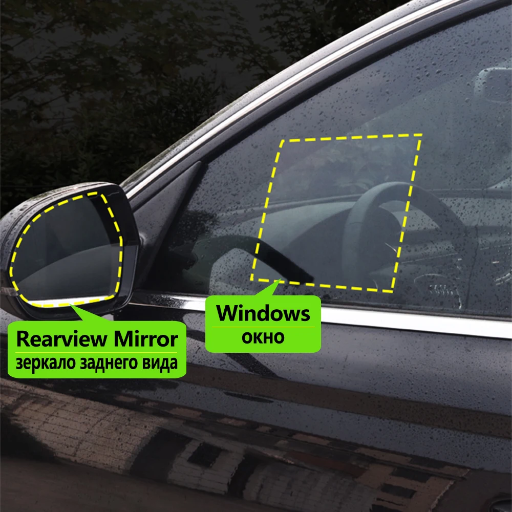 AutOcean Para Volkswagen Passat B5 B5.5 5 1996~2005 Cubierta Completa película antiniebla Espejo retrovisor a Prueba de Lluvia láminas antiniebla Accesorios Transparentes