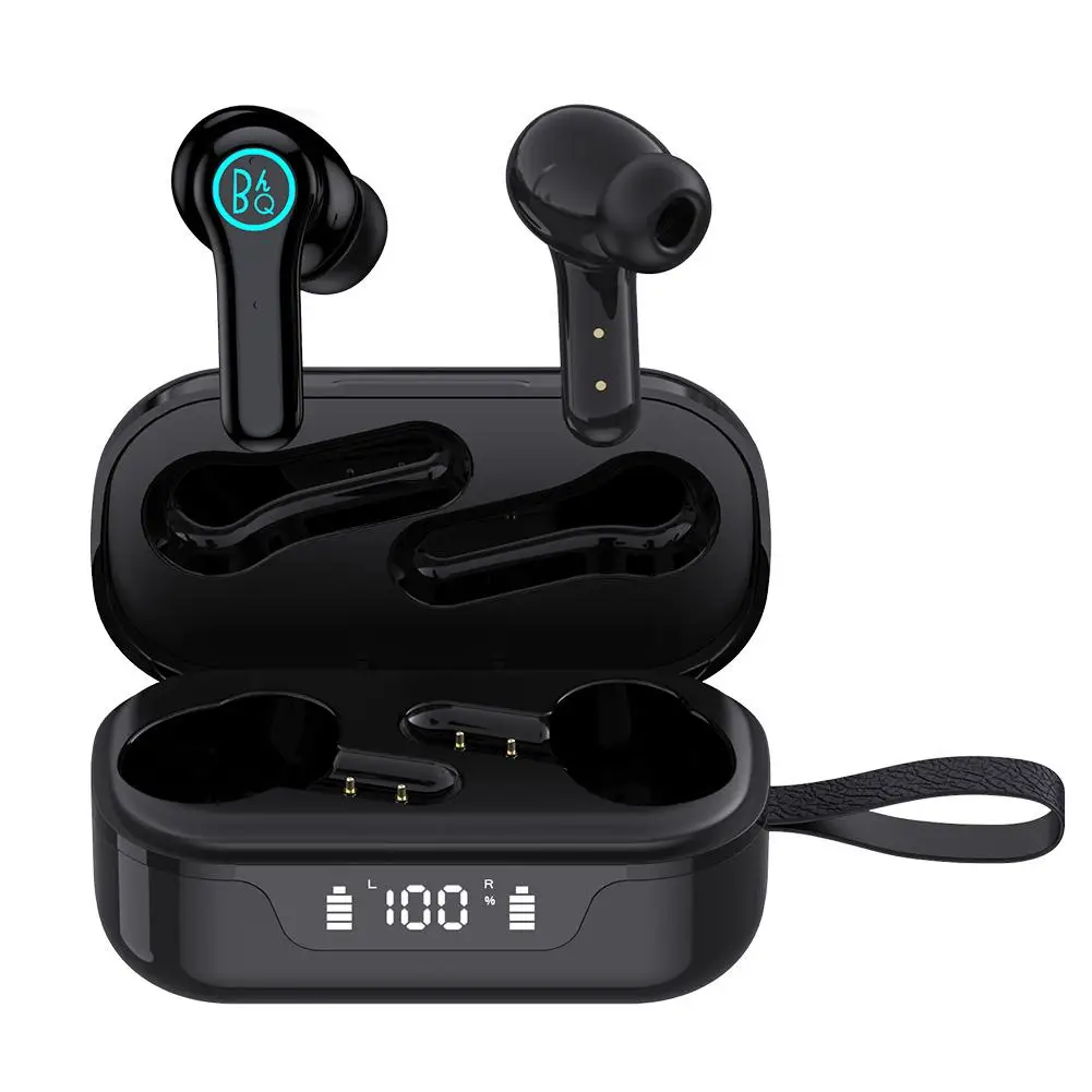 ANC Pro Bluetooth V5 1 Wireless Waterproof Headset with Active Noise Reduction