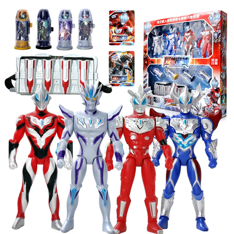 

Ott Monster Capsule Toy Set Large Size Superman Shapeshifting Robot Sound And Light Mask Robot Models CHILDREN'S Toy