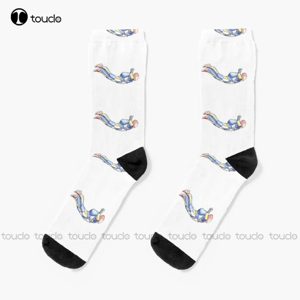 

Skydiver Socks Running Socks For Men Personalized Custom Unisex Adult Teen Youth Socks 360° Digital Print Hd High Quality