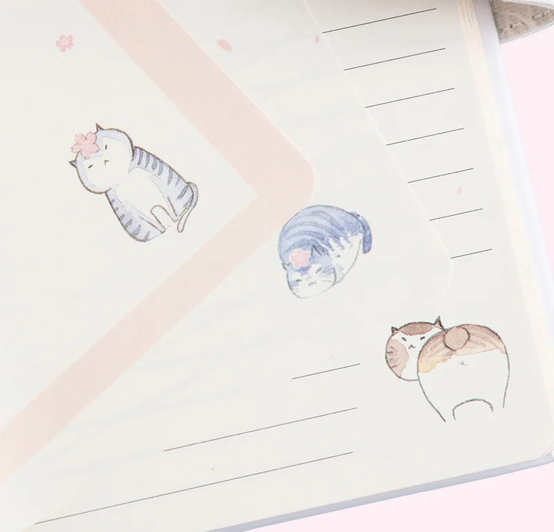 Милый блокнот Sakura Kawaii, красочный планировщик страниц, книга Bullet Journal, подарок для детей, девочек, канцелярские принадлежности, школьные офисные принадлежности