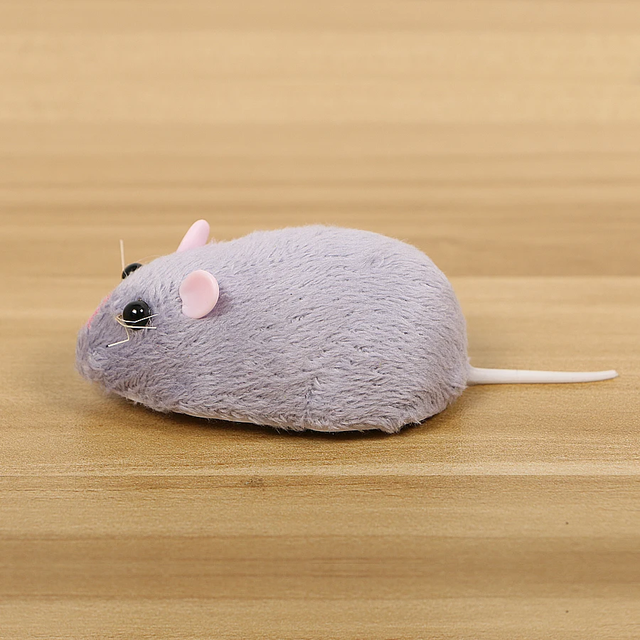 Wireless Remote Control Mouse Fluffy Electronic Mouse Toys , Emulation Toys Rat for Cat Dog mini Rat Tricky Toy 6