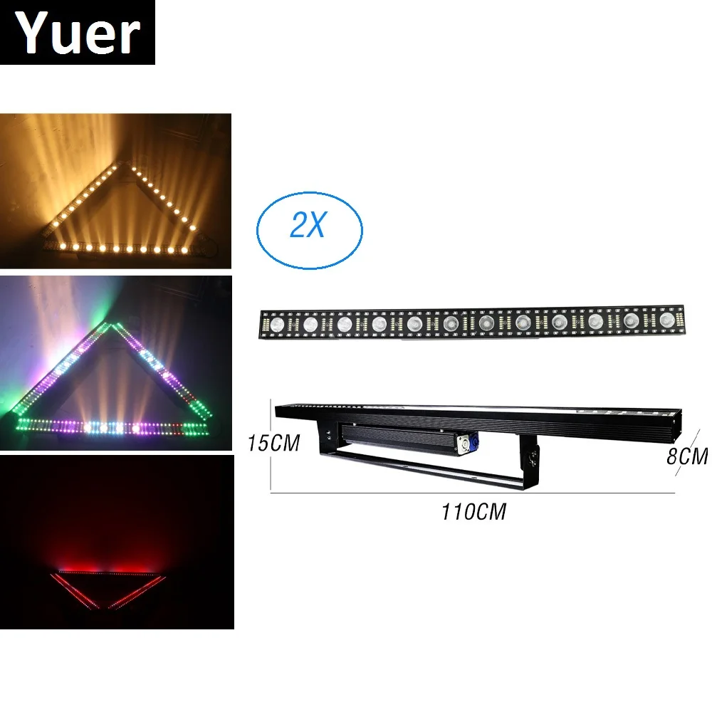 12X5W CREE LEDS LED Wall Wash Light DMX LED Bar DMX Line Bar Wash Stage Light RGBW Colors Beam Wash Strobe Light Dj Equipments