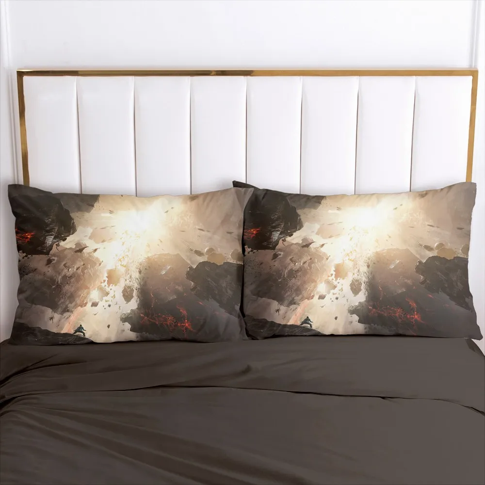 

2PCS Pillowcase 45x45/70x70/80x80/65x65,3D HD Pillow Case Custom,Decorative Pillow Cover Bedding Cartoon Destruction,drop ship