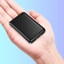 5000 мАч Мини Беспроводная зарядка смарт мобильный телефон универсальный внешний аккумулятор зарядное устройство чехол для iPhone samsung huawei Android 2A