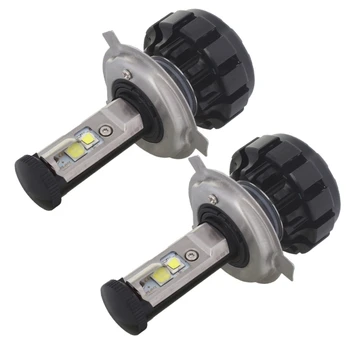 

2 PCS H4 50W 6000lm 6000K XHP50+ XML2 LED Lamps Waterproof Car LED Headlight DC 9-30V White Light Free Shipping