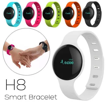 

H8 Women Smart Watch Sports Smart Wristband Support Bluetooth Exercise Records Sleep Monitoring Photo Kids Gift for IOS Andriod