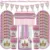 WEIGAO Unicorn Decoration Birthday Party Decor Kids Unicorn Одноразовый Набор посуды Baby Shower Girl Birthday Party Supplies