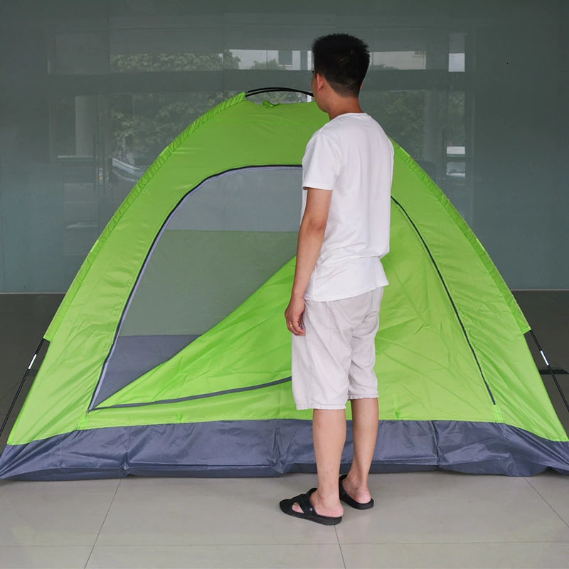 3-4 Person Large Double Layer Tent for Outdoor Camping Hiking Hunting Fishing Travel Picnic Tourist Emergency Tent 320x210x145cm (7)