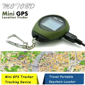 

2019 Mini GPS Tracker Tracking Device Travel Portable Keychain Locator Pathfinding Motorcycle Vehicle Sport Handheld Keychain
