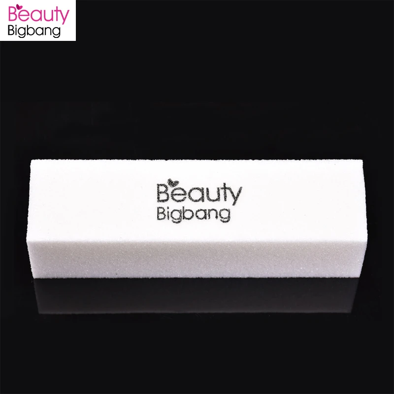

BeautyBigBang 2PCS 9cm White Sanding Sponge Nail File Buffer Block For Nail Polish Gel Nail Art Manicure White Nail Buffers File