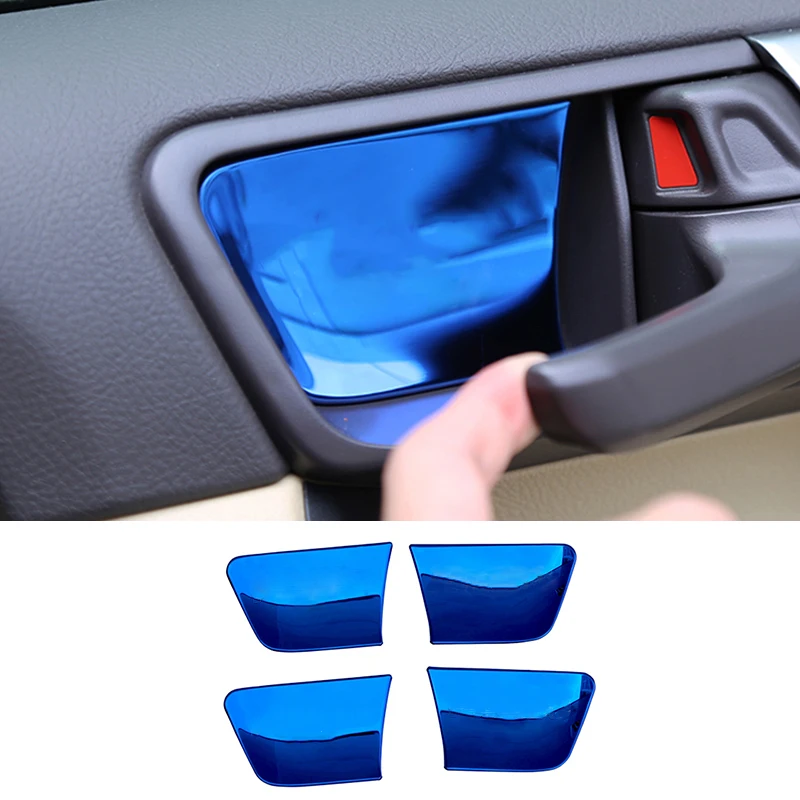 Стайлинг автомобиля из нержавеющей стали внутренняя дверная ручка крышка чаши