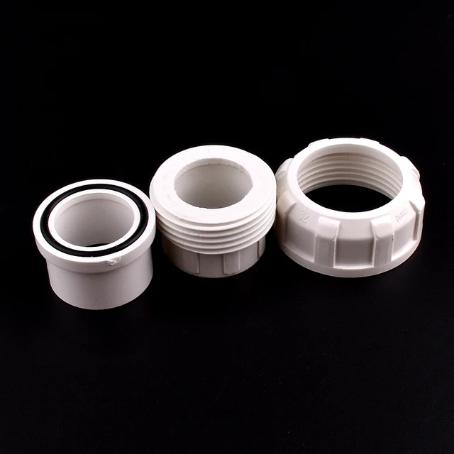 1 Pc 20 25 32 40 50 Mm Id Minőség Vastagítás Fehér Pvc Union Joint Csőcsatlakozó Az Öntöző Kerti Hidroponikus Rendszerhez - Image 3
