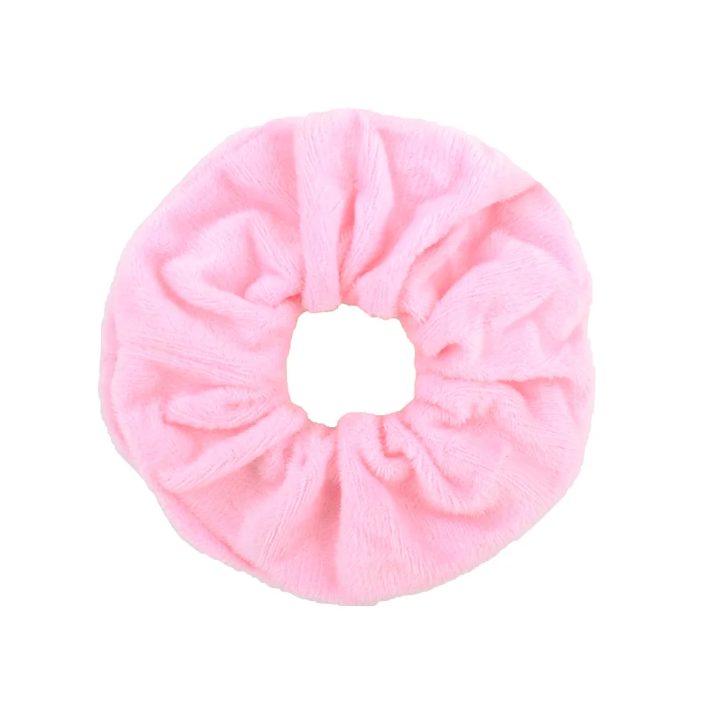 Модные эластичные бархатные стяжные ленты Samt Scrunchie Твердые Женские аксессуары, ленты для волос резинка для волос Веревка конский хвост держатель головной убор