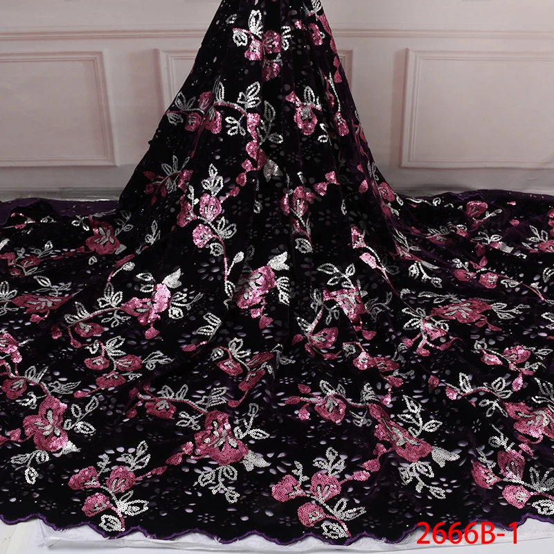 French Korea Italian African Heavy Embroidery Polyester Sewing Textiles Bridal Floral Glitter Velvet Sequin Lace Fabric Price