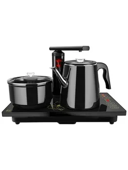 

Rongshen RSC581 Fully Automatic Electric Water Kettle Tea Making Household Integrated Pumping Tea Set Induction Cooker Tea Stand