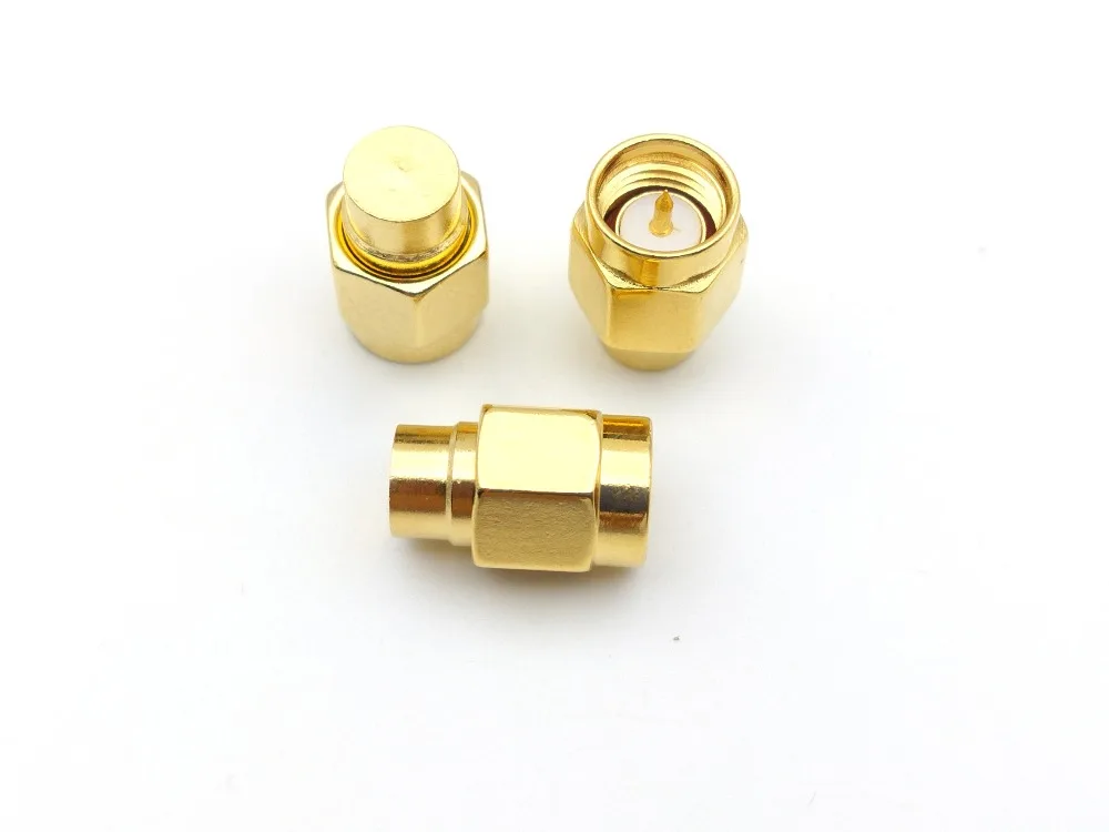 1000pcs brass SMA 50 OHM Coaxial Termination LOADS SMA male ADAPTER connector New