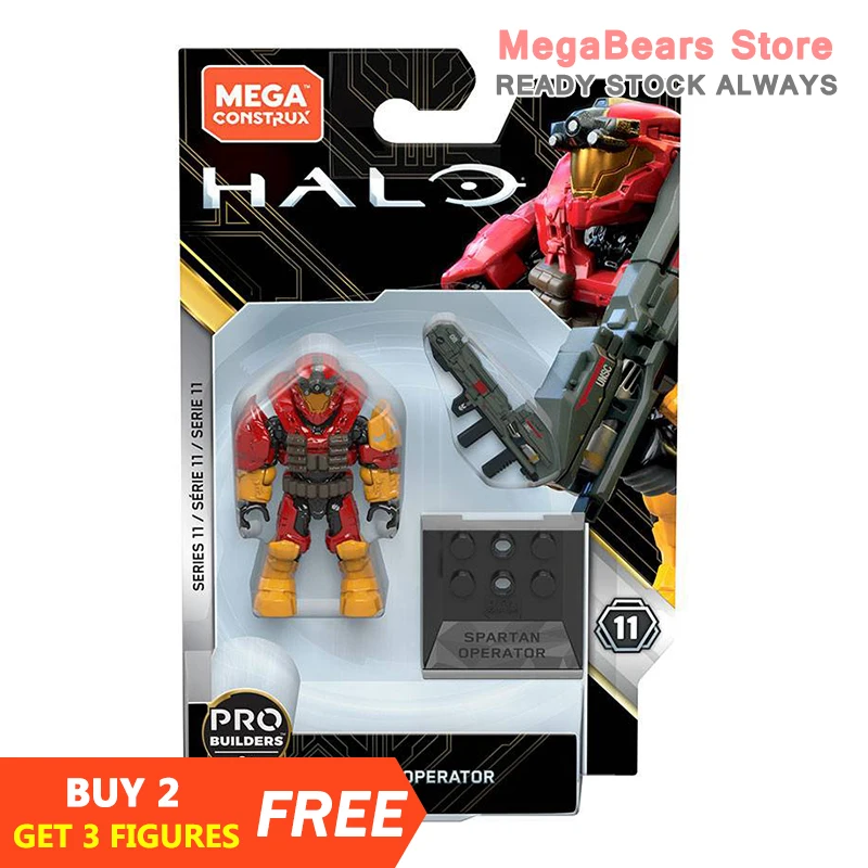 MEGA Construx Halo Series 11 Spartan Operator Figure GLB58 for sale online 