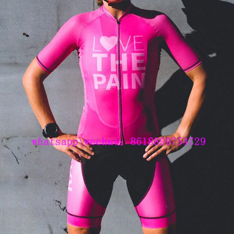 suits Велосипедная рубашка love the pain для женщин, велосипедная майка, Майо, mujer gear, uniforme, mallot, roupa, ciclismo feminina camiseta, США - Цвет: suits