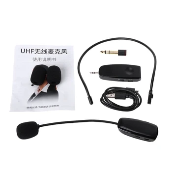

UHF Wireless Microphone Professional Head-wear Mic for Voice Amplifier Computer