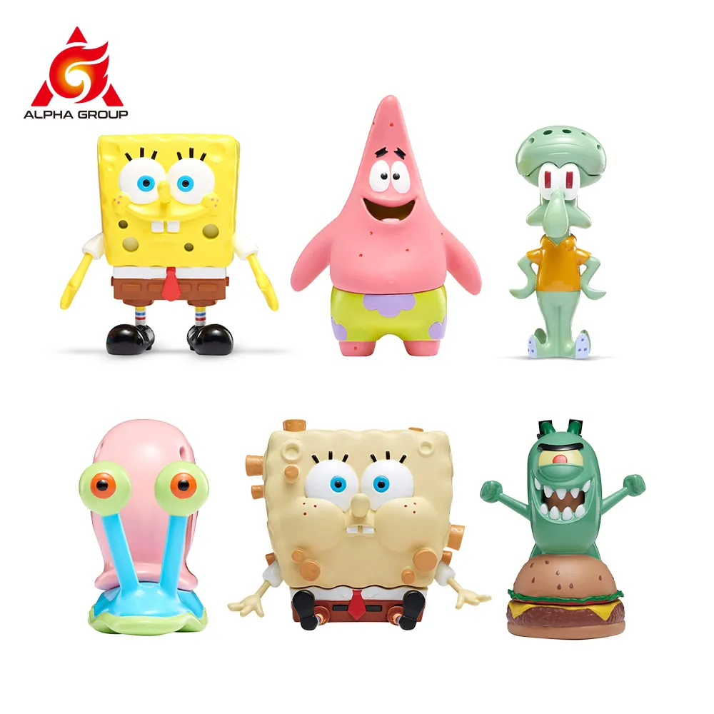 Bob Esponja Squarepants, figura de Slime, juguetes de Navidad, obra  maestra, colección de cabezas de esponja _ - AliExpress Mobile