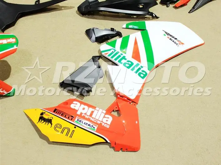 Мотоцикл впрыска ABS Полный обтекатели комплект подходит для Aprilia RS4 50 125 2012 2013 12 13 14 15 тела набор номер 3