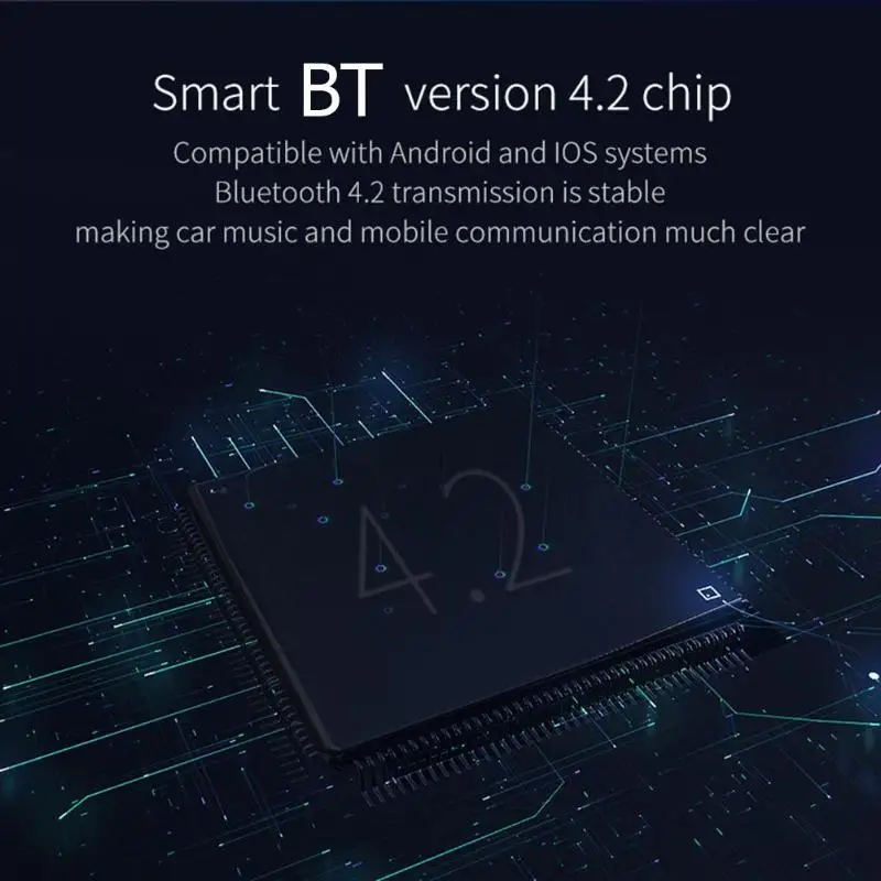 BC41 Bluetooth автомобильный комплект fm-передатчик MP3-плеер QC 3,0 двойное зарядное устройство USB