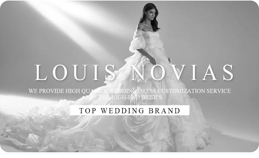 LOUIS NOVIAS Romantic Wedding Dresses For Women 2023 Off Shoulder Backless Appliques Sweetheart Wedding Gown Vestidos De Novia