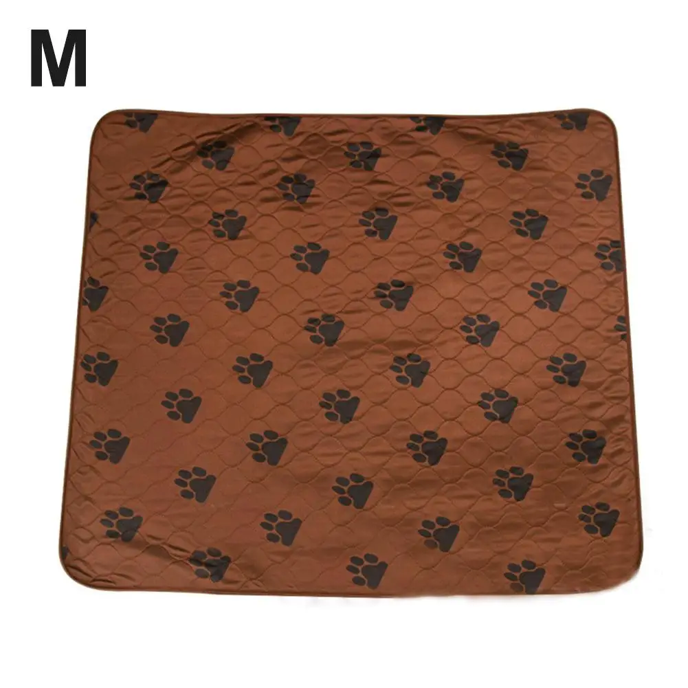Dark Brown 3 слоя Водонепроницаемый любимчика мочи колодки коврик для собаки кровать для собак мочи колодки коврик для мочи для щенков Многоразовые Охлаждающий коврик для домашних животных собак пеленки мочи колодки - Цвет: Dark Brown